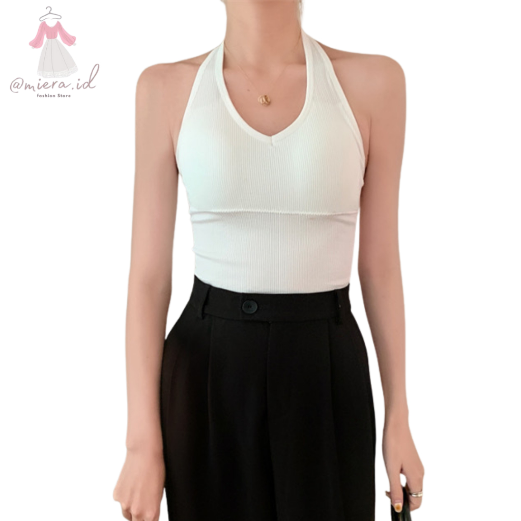 AMIERA BR183 Tank Top Wanita Korean Sexy Tanpa Kawat Tanktop Premium Import