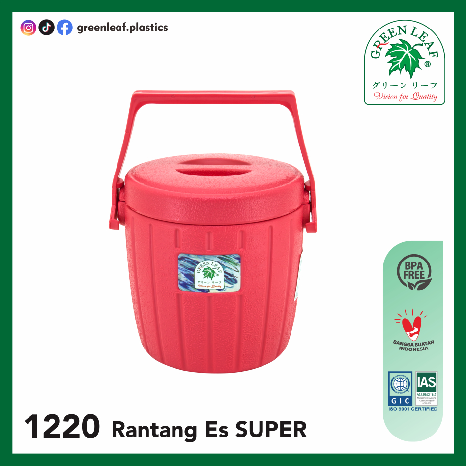 Green Leaf Rantang Tunggal Thermo Super 1.3L (1220)