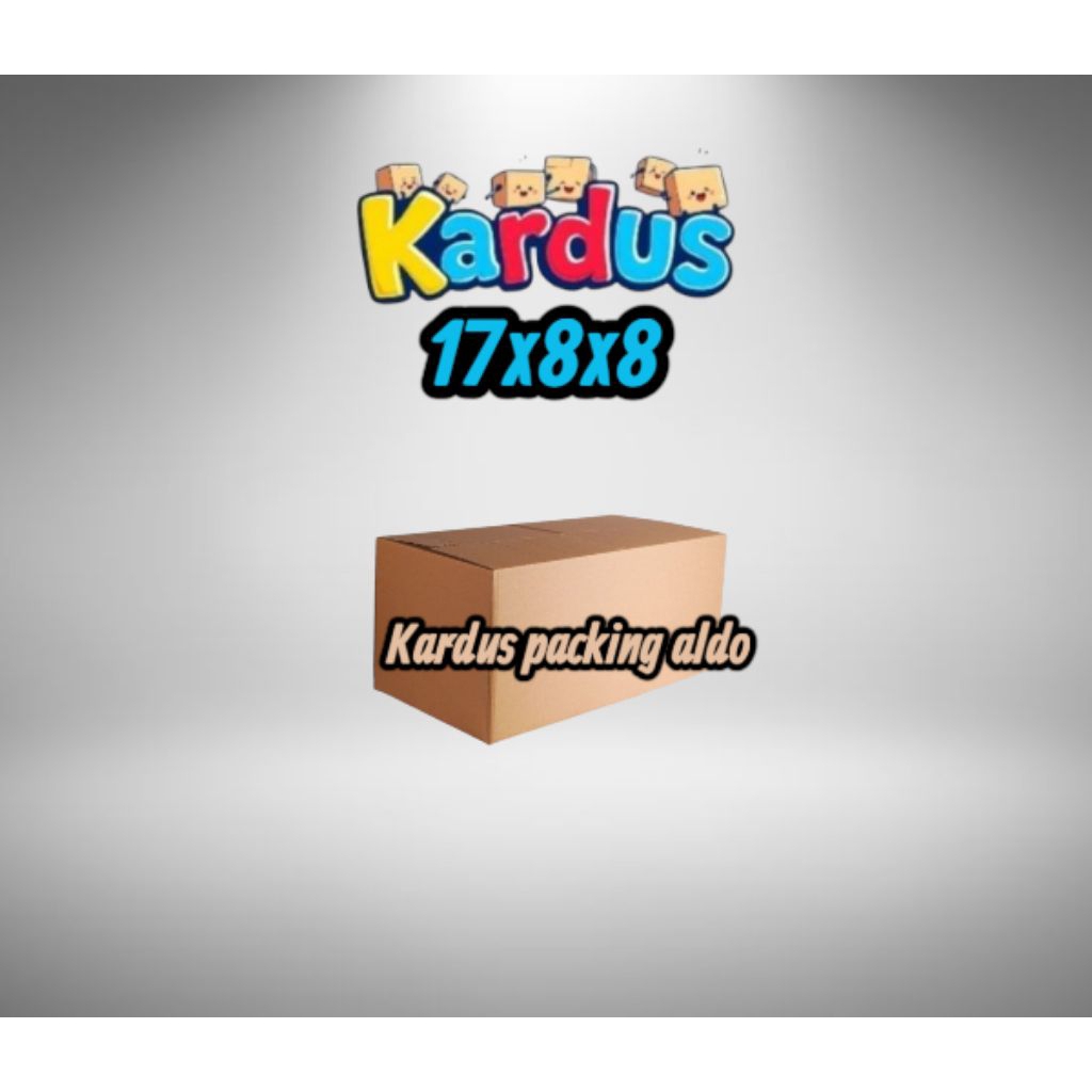 

kardus box packing 17x8x8