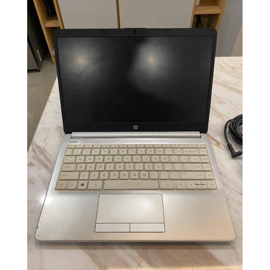 laptop hp 14s-dk007au amd ryzen 3-3200U ram 4gb hdd 1tb