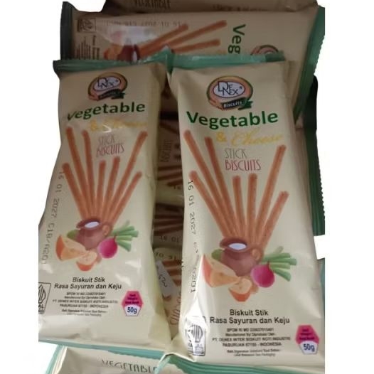 

Stick biscuits vegetable biskuit stik rasa sayuran dan keju 50gr
