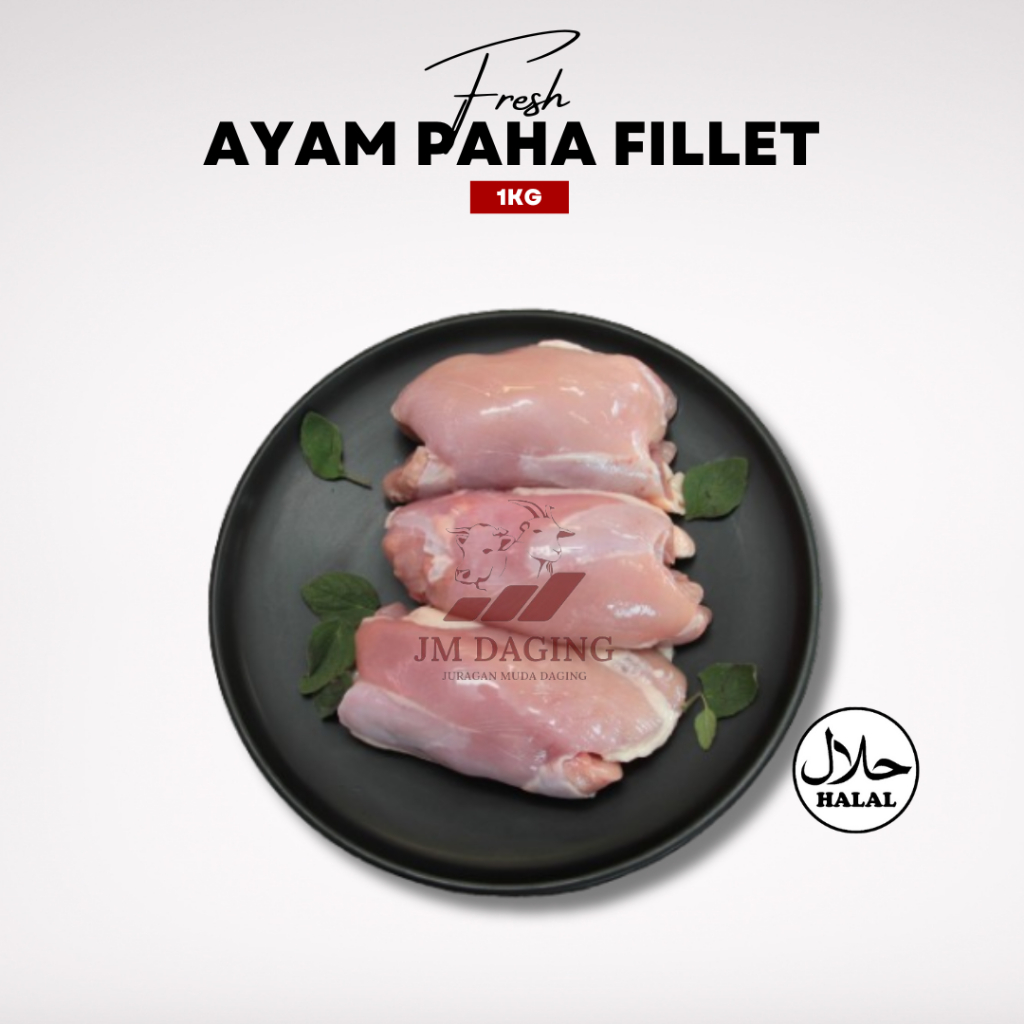

Daging Ayam Paha Fillet Boneless Halal 1kg Tangerang