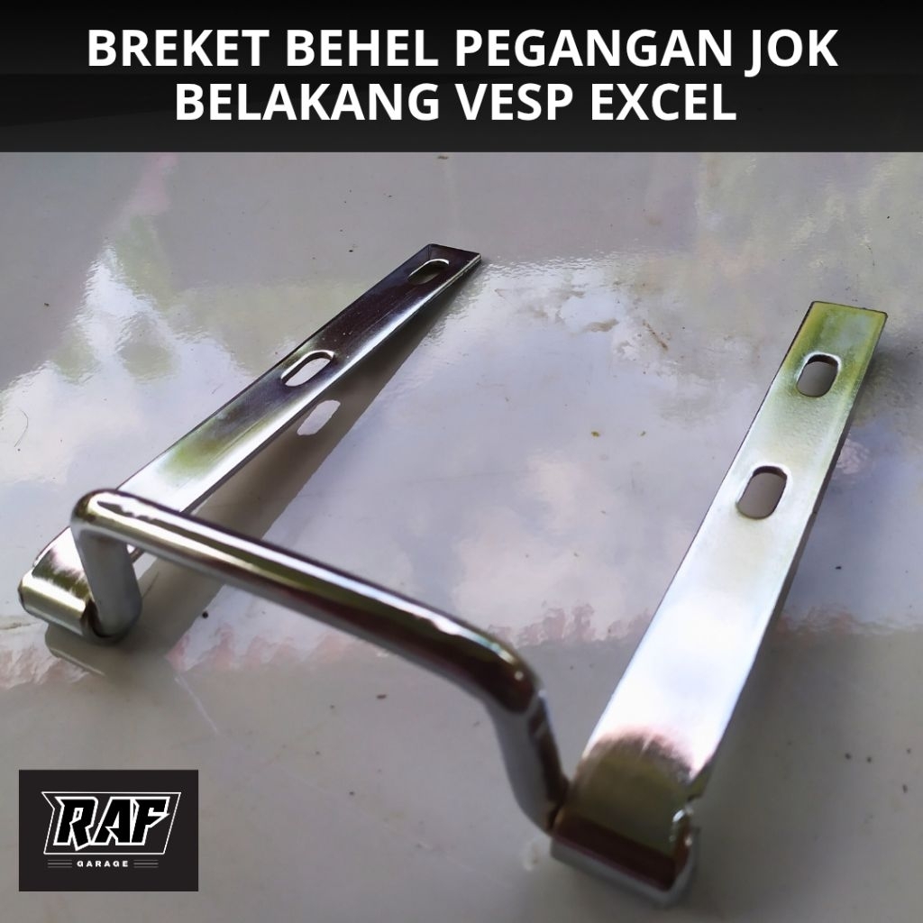 Breket Behel Pegangan Jok Belakang Vespa Excel Exclusive