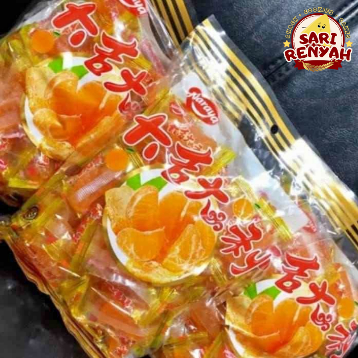 

NARAYA Permen Jeruk 500g / Orange Jelly Candy Jajanan - Duo Bocil Snack