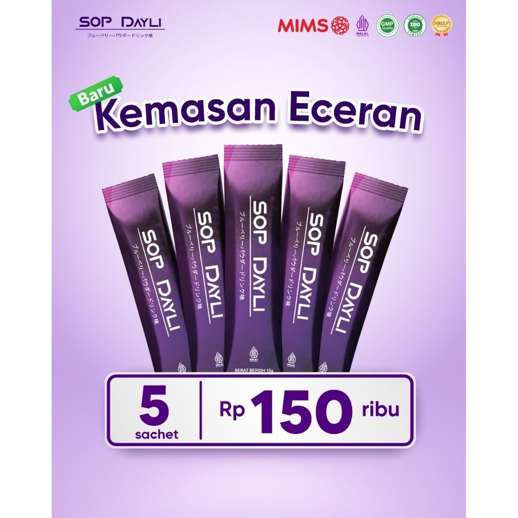

Sop Dayli paket Ecer isi 5 sachet