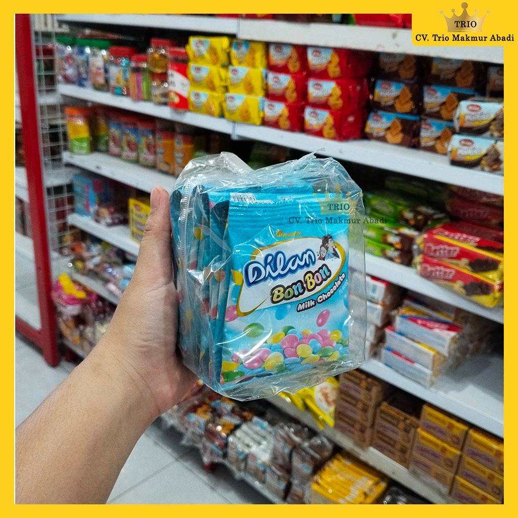 

Gery Dilan Bon Bon Chocolate 13g Renteng Isi 10 Sachet