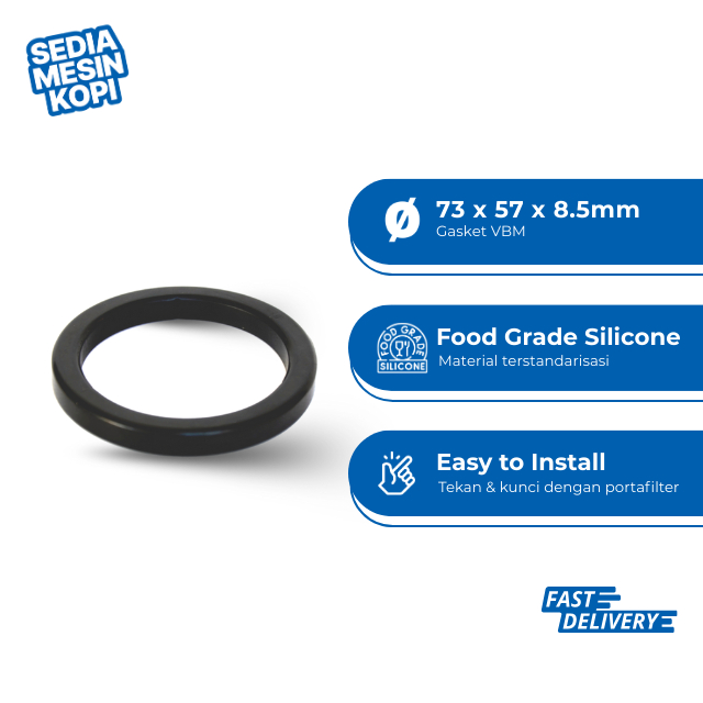 Gasket Group Head E61 8mm VBM / Karet Gasket Group Head 8mm untuk VBM