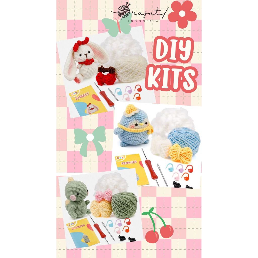 DIY KIT Boneka Rajut