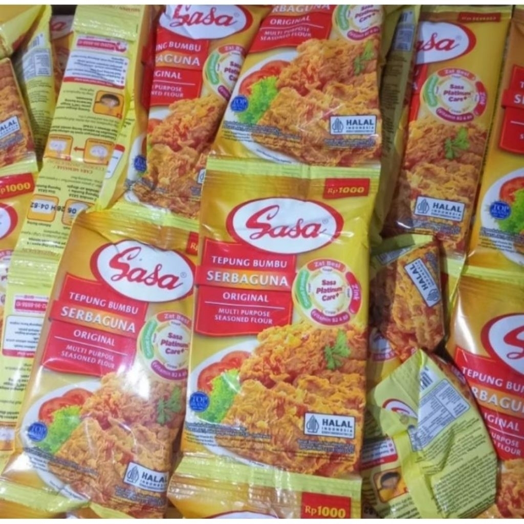 

Paket Hemat 40 Sachet SASA Tepung Bumbu Serbaguna Original 32 gr