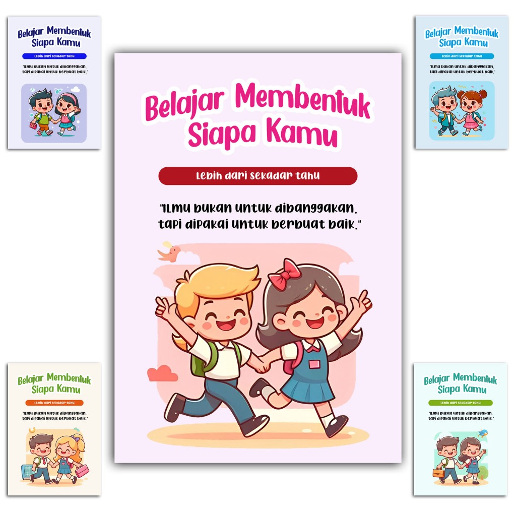 Hiasan dinding quotes size 20x14 cm BELAJAR MEMBENTUK SIAPA KAMU gantungan pajangan dinding kata kat