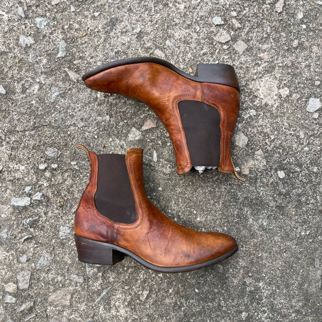 frye chelsea boots second mexico