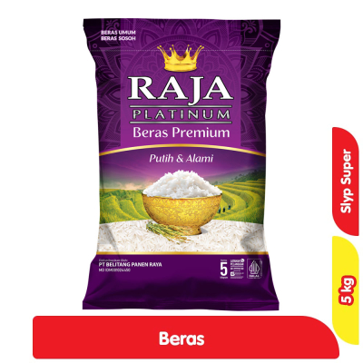 

beras raja platinum 5 kg