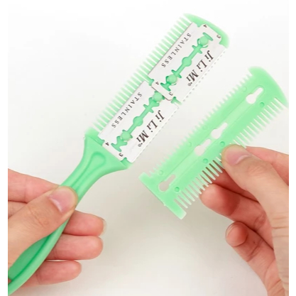 GUSA sisir sasak sisir silet komet sisir cutter pemotong pencukur penipis rambut SALEEE CCOS