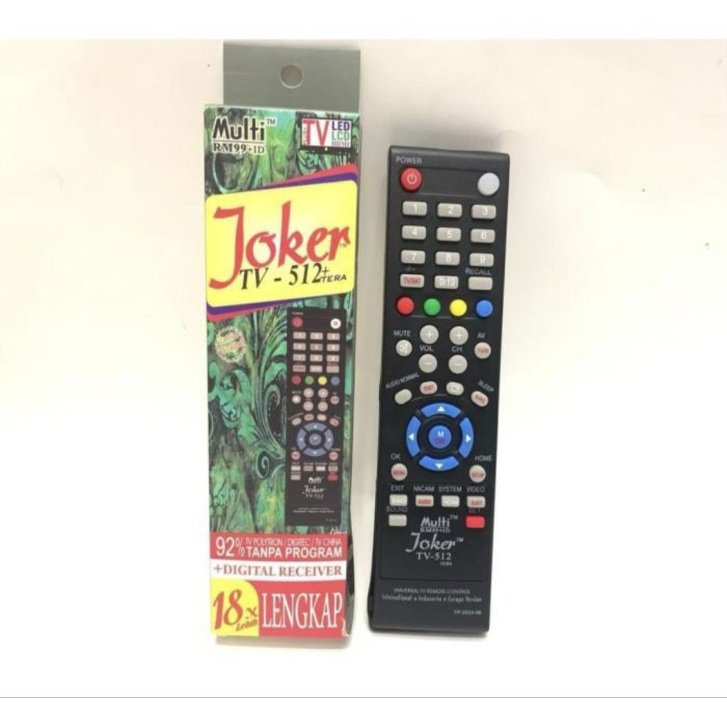 remote tv multi joker 512