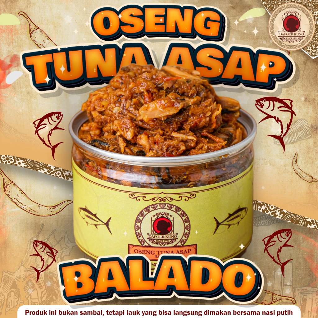 

Dapoer Kuno - Oseng Tuna Asap Balado 250gr