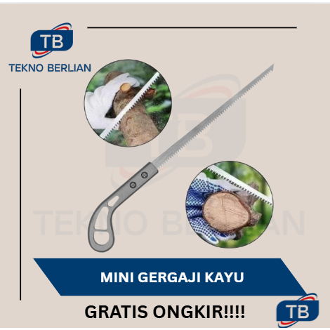 Mini Hand Saw Lancip Tajam Gergaji Tangan Kayu Manual Kecil