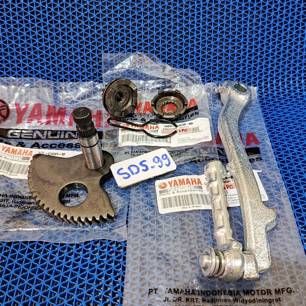 As selah/gigi kampak + Selahan&gigi pinion Mio Sporty/ Mio lama/ Mio Smile/ Soul karbu Asli ORI BERK