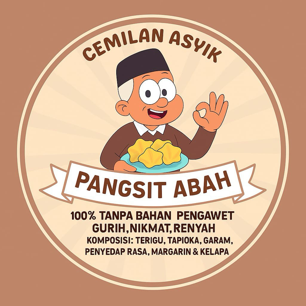 

Pangsit Abah Cemilan Asik Gurih nikmat Renyah (Tampa bahan pengawet )