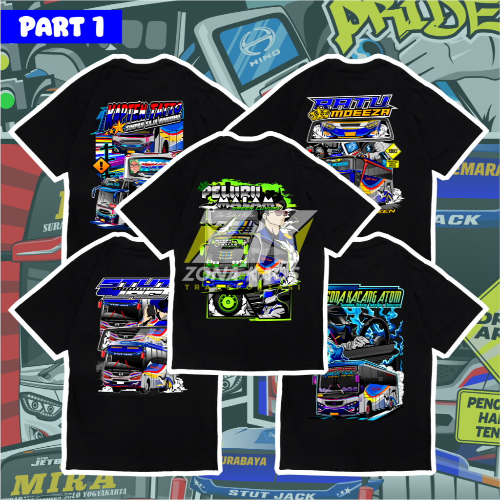 KAOS ANAK BUS SUGENG RAHAYU SUMBER SELAMAT KAOS BISMANIA ANAK DAN DEWASA BUSMANIA Part 1