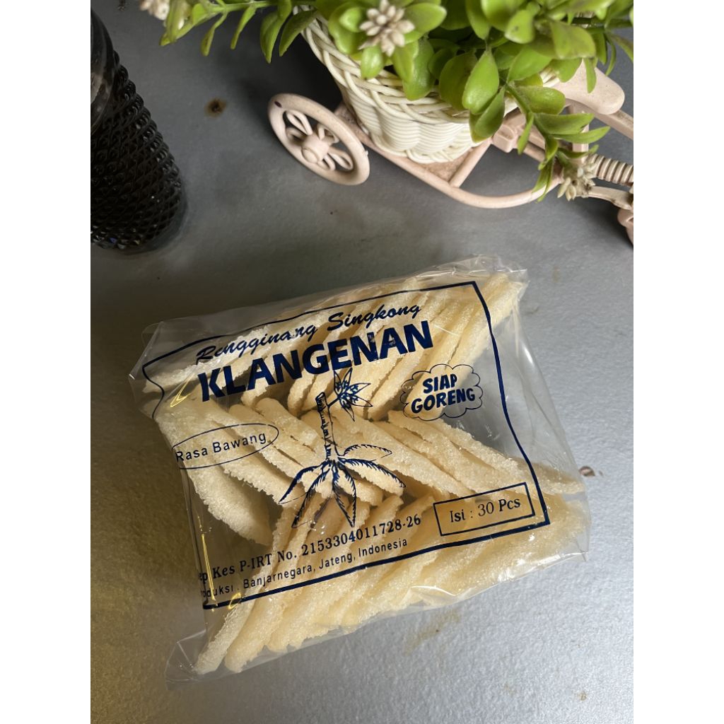 RENGGINANG SINGKONG MENTAH