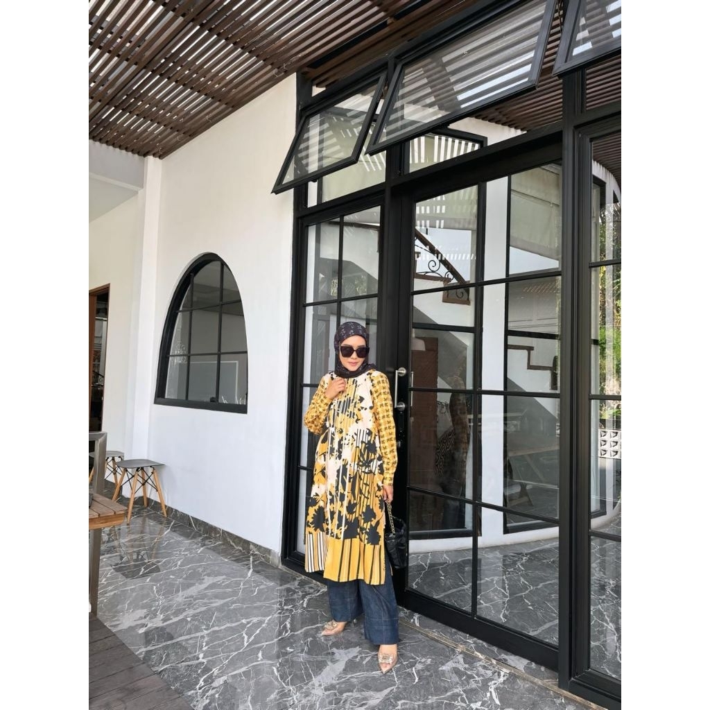 Maggie Tunic by Korina✔️tunik cantik, tunik motif, tunik korina