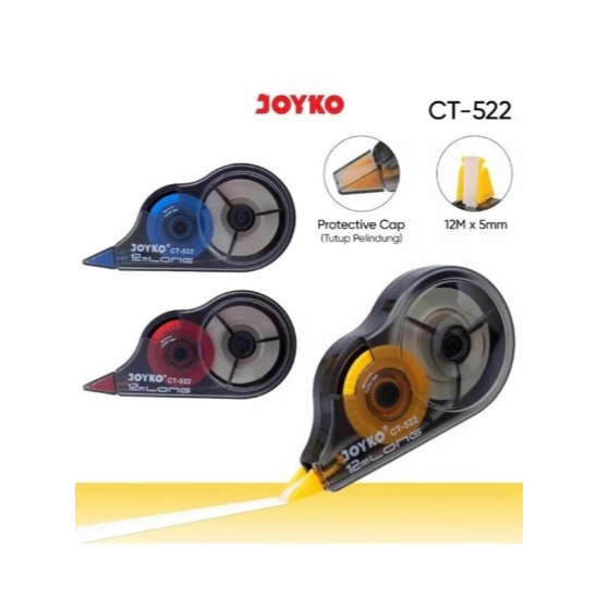 

[JOYKO] Correction Tape - CT-522 - 12m [SATUAN]
