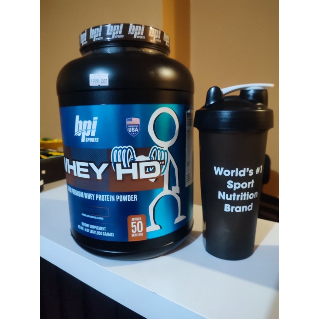 Whey HD BPI sangat tinggi kalsium dan protein
