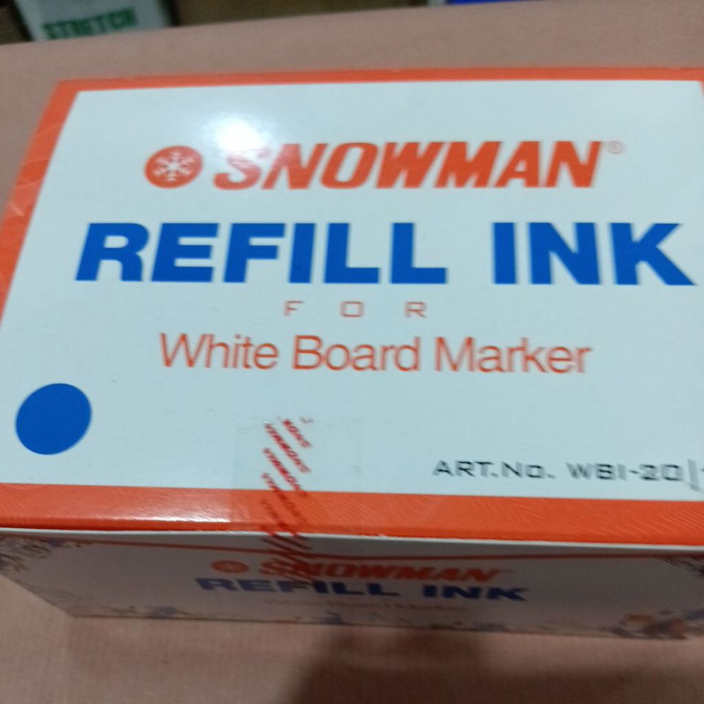 

Refill ink white board ada warna htm.biru merah 12 pcs