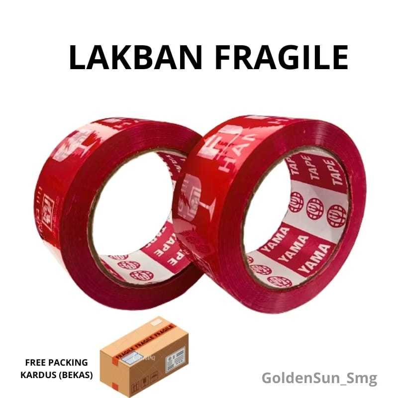 

LAKBAN FRAGILE/ISOLASI/TAPE/45MM X 90YARD