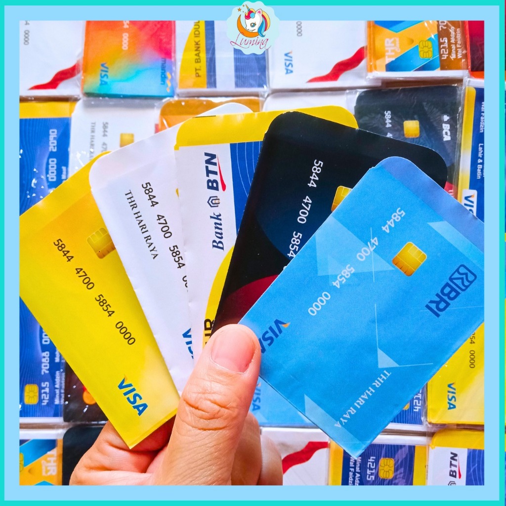 

Amplop Uang Angpau Hari Raya Motif ATM 1 Pak Isi 10 Lembar