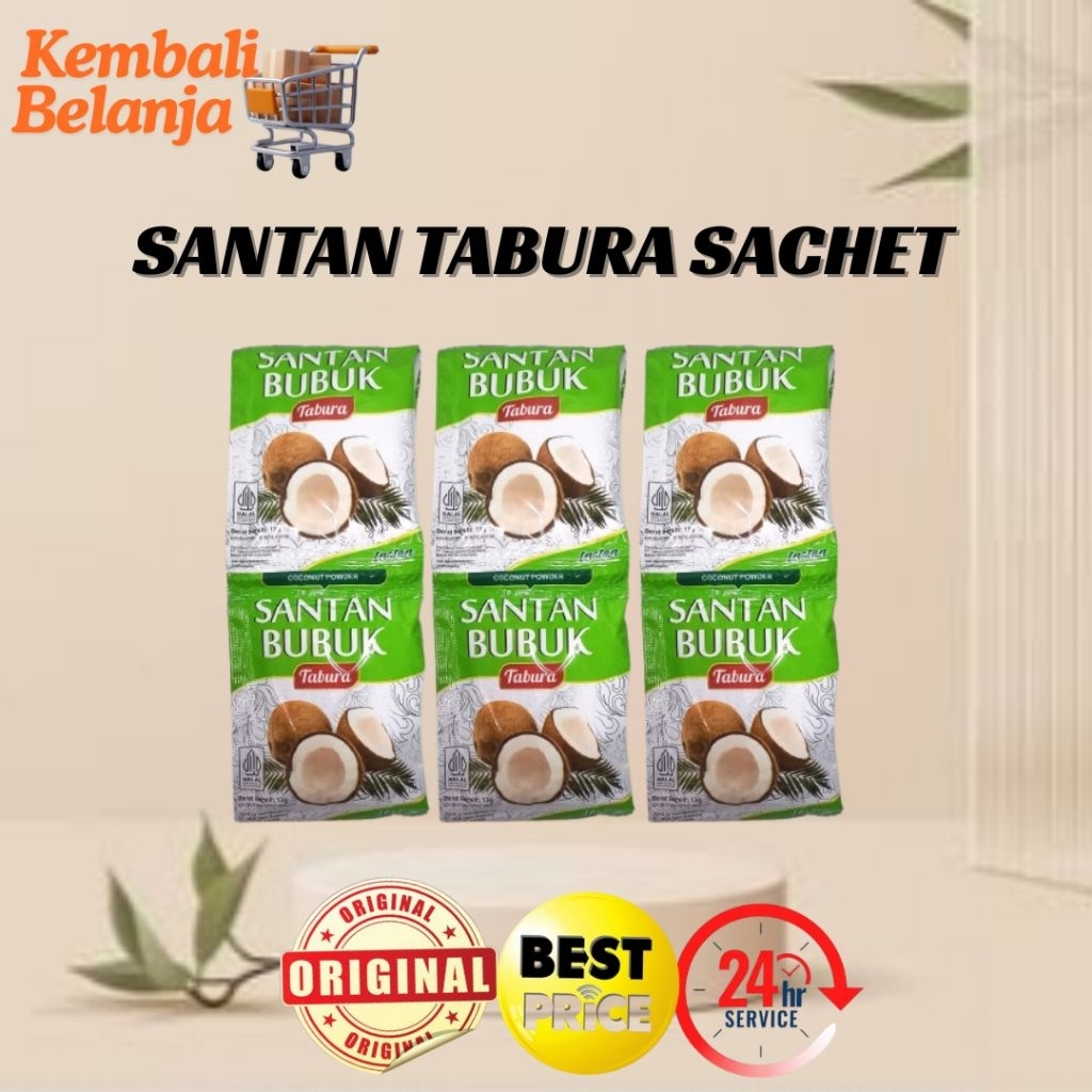

Santan Bubuk Tabura 1 Sachet/ Santan Instan Praktis/ Santan Bubuk/ Bumbu Masak Praktis