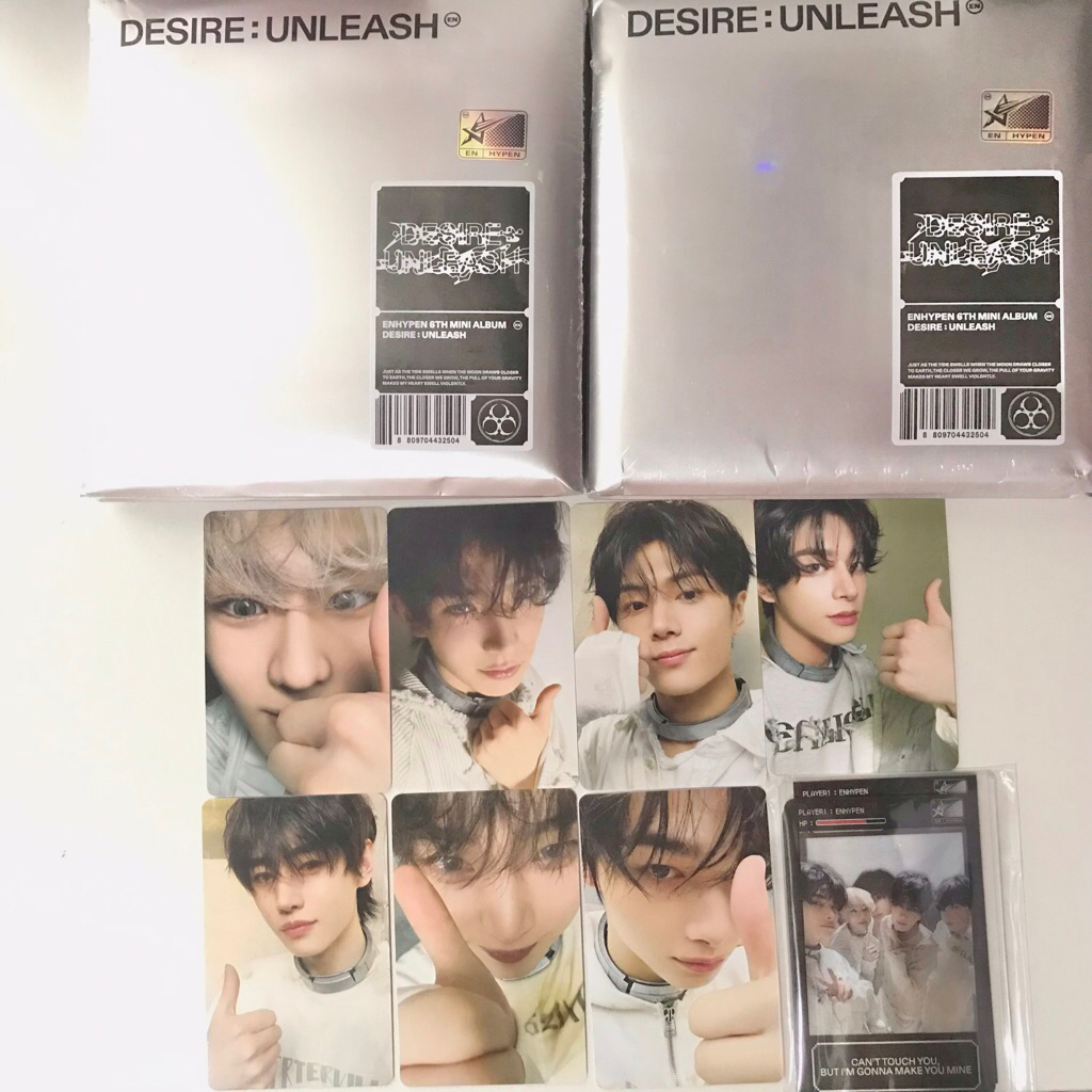[OFFICIAL ALBUM SEALED] ALBUM ENHYPEN DESIRE : UNLEASH ENGENE VERSION ENVER JUNGWON HEESEUNG JAY JAK