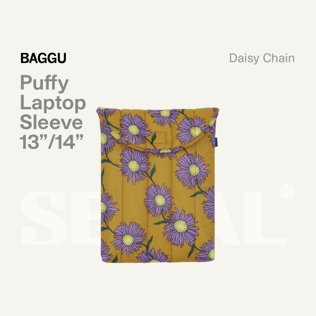 BAGGU - Puffy Laptop Sleeve 13"/14" - Daisy Chain