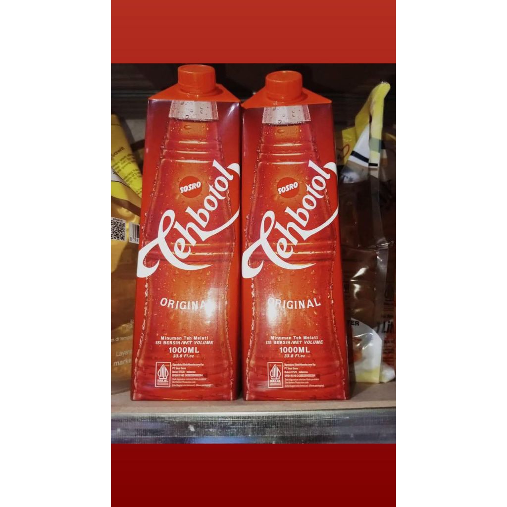 

tehbitol Sosro 1 liter 2 slop