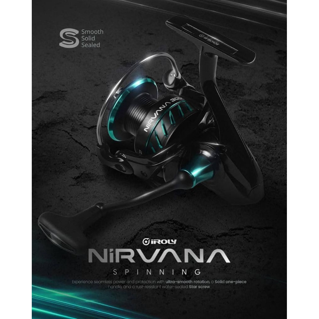Reel Iroly Nirvana SW Power Handle 6000