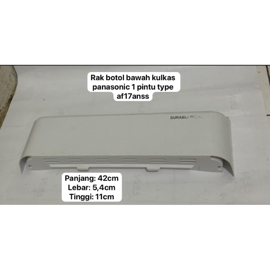 RAK BOTOL BAGIAN BAWAH KULKAS PANASONIC 1 PINTU TYPE AF17ANSS SECOND / BEKAS ORIGINAL | RAK BOTOL KU