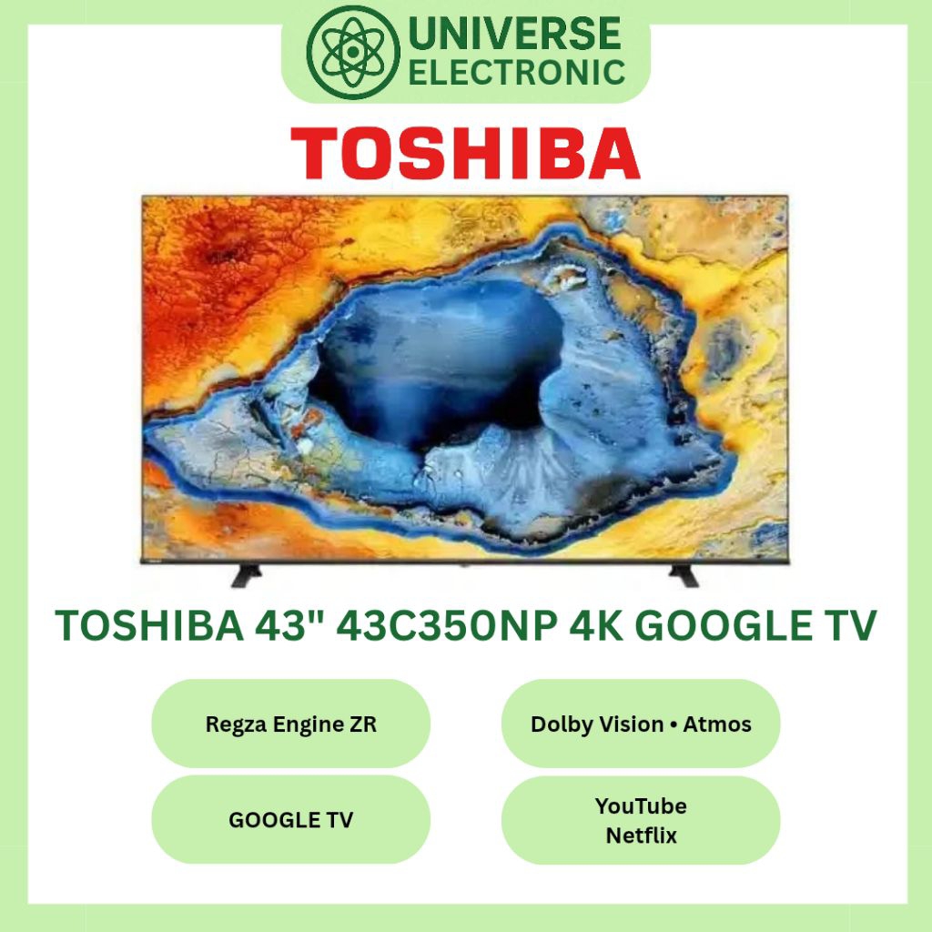 TOSHIBA 43C350NP / 43C350 4K GOOGLE TV 43 Inch