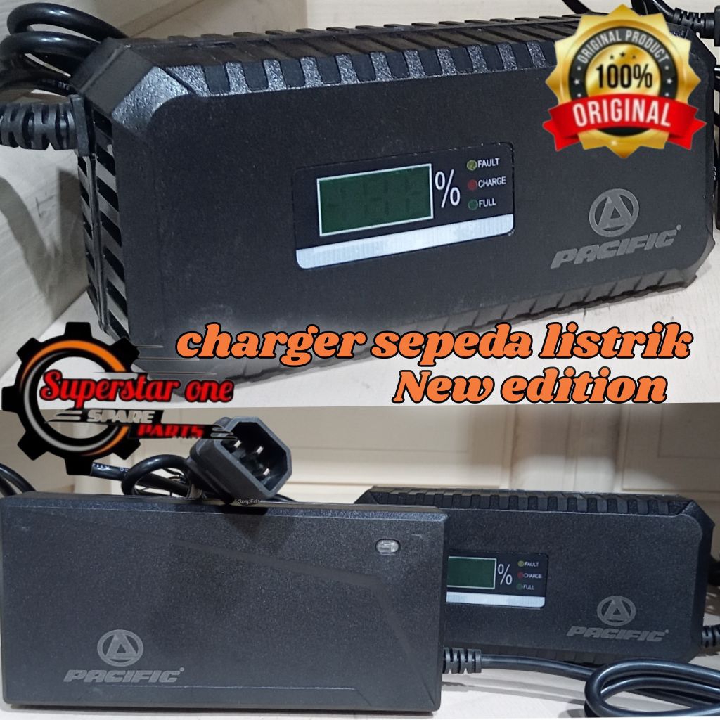 Charger Sepeda Listrik 48V 12/20ah / Universal Charger sepeda Listrik Pacific