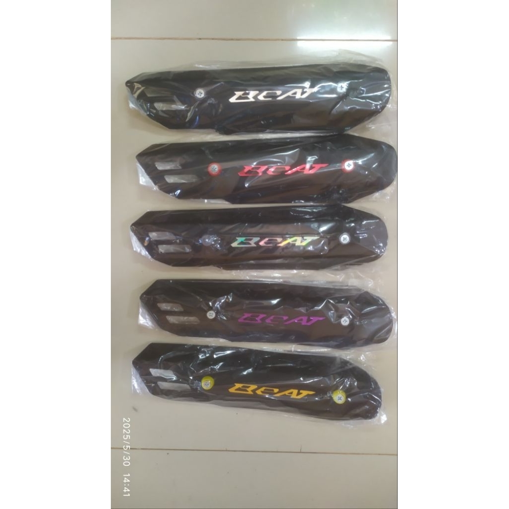 Tutup Knalpot Beat All Beat Karbu Fi Pop Deluxe Logo Beat