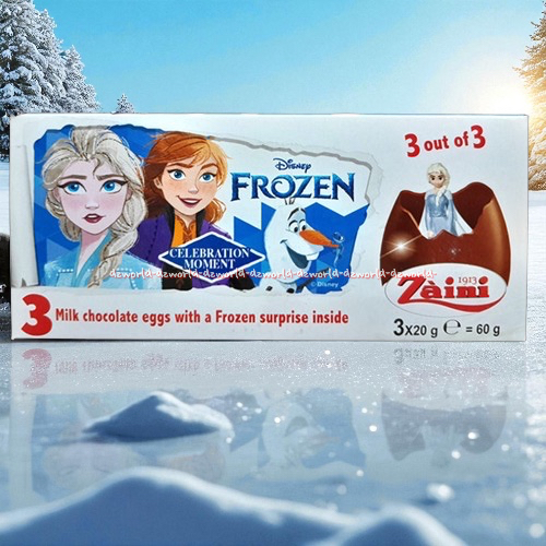 

Zaini Frozen Elsa Frozen Disney Milk Chocolate Eggs Coklat Telur Zainy Cokelat Egg Cokelat Import