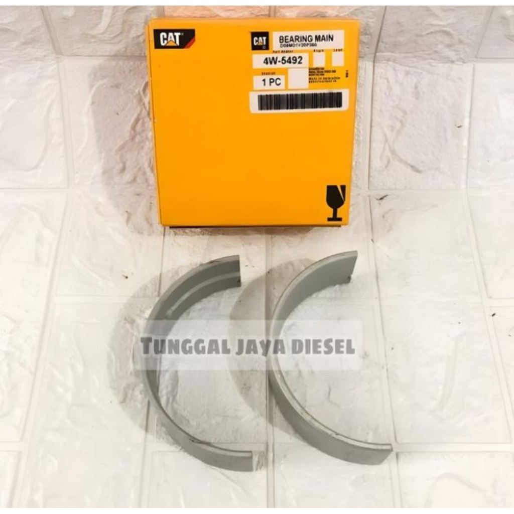 Metal Duduk Bearing Crankshaft Engine 3406 3408 3412 PN 4W-5492 4W5492