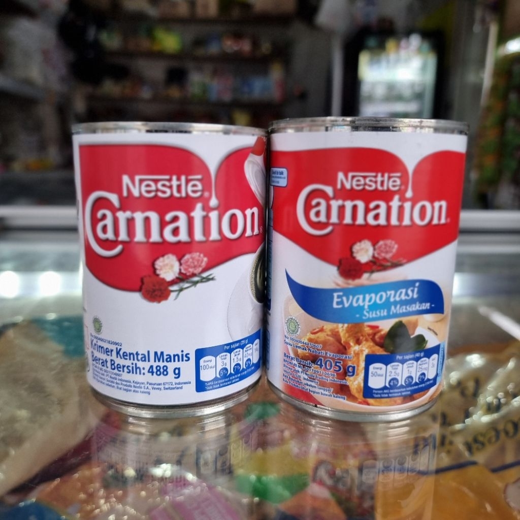 

Nestle Carnation Kental Manis SKM 488g, Evaporasi 405g