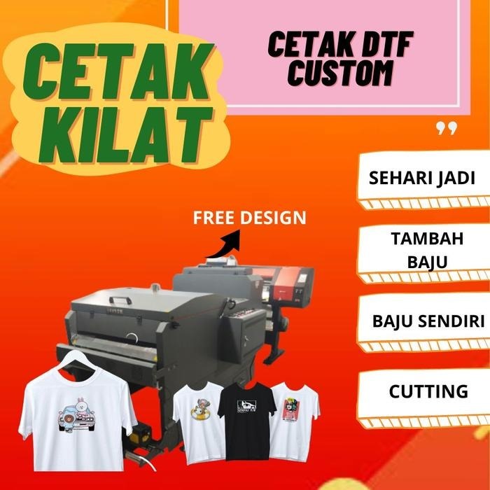 

[PROMO TERBATAS] CETAK DTF TES DULU SATU KALI TRANSAKSI AJA HARGA SPESIAL SATUAN METERAN PRINT DIGITAL TRANSFER FILM SABLON DIGITAL MURAH DISTRO BAJU TOTEBAG