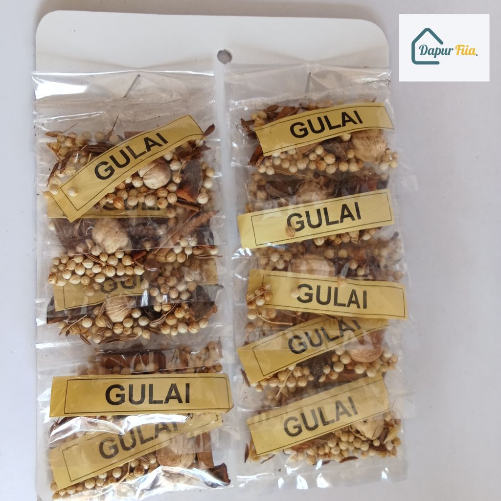 

bumbu GULAI renceng isi 10 - 5 bungkus / bumbu dapur / rempah / herbal / penyedap