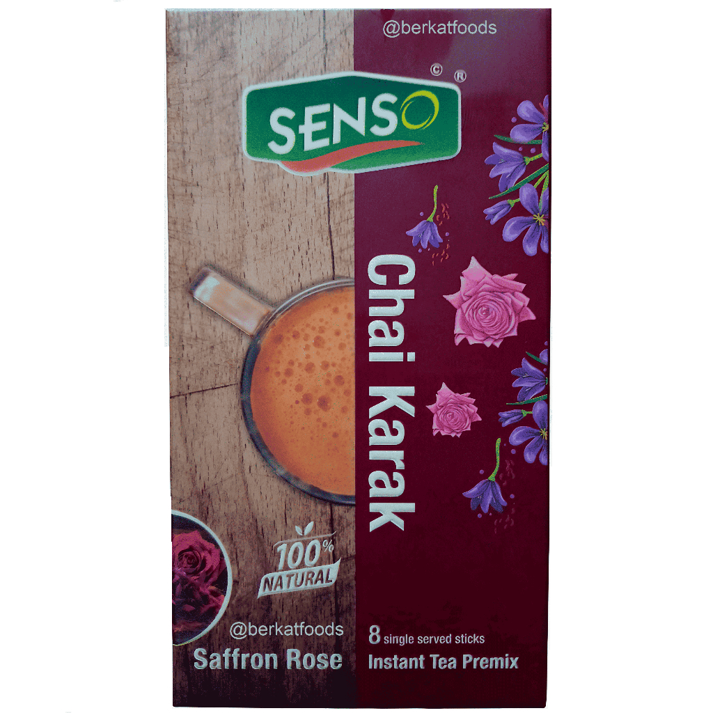 

Instant Saffron Rose Tea Senso India / Karak Chai Indian / Teh Susu Safron Mawar Premix 3in1