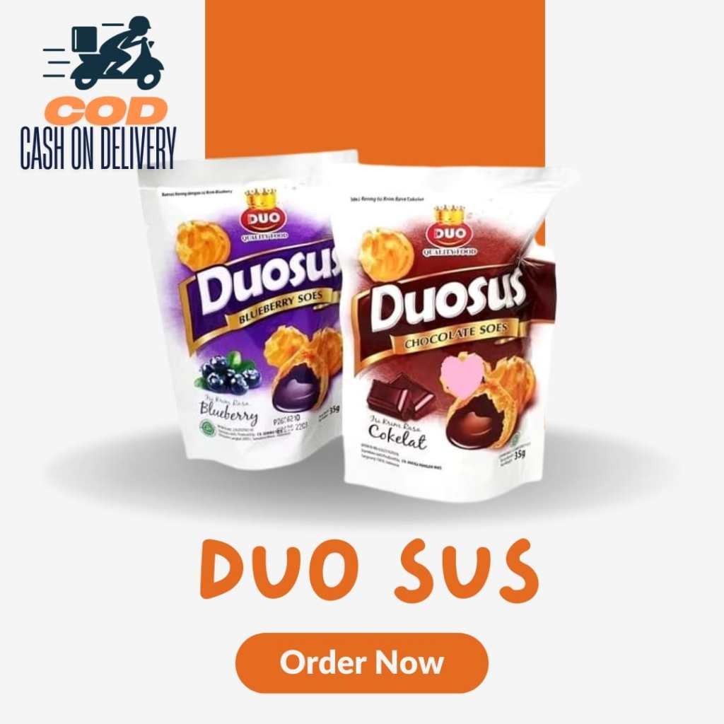 

DUOSUS SOES BISKUIT BISCUIT RASA COKELAT| BLUEBERY NETTO 35 GR Muraah