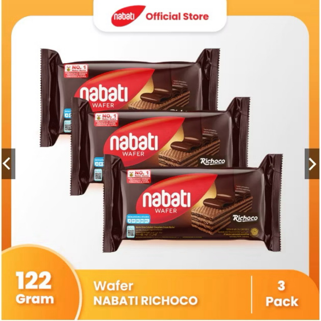 

Nabati Wafer 110GRX3 PCS