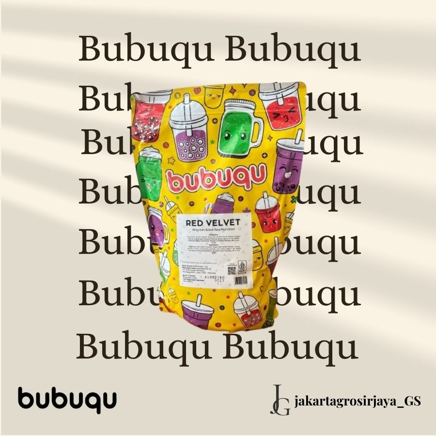 

Bubuqu Powder Drink Red Velvet - Bubuk Minuman Red Velvet 1 Kg