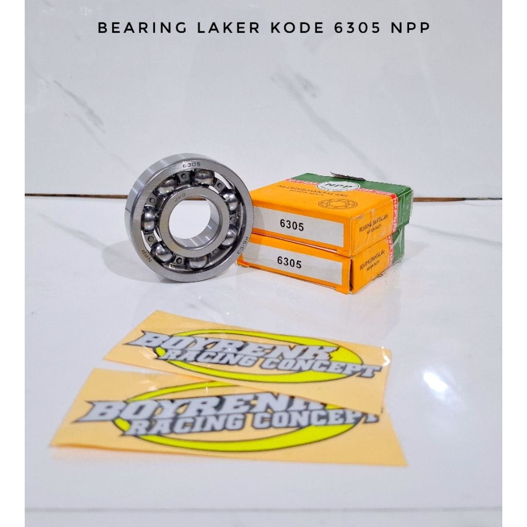 BEARING LAKER LAHER KODE 6305 NPP ORIGINAL COCOK BUAT ASKRUK KRUK AS NMAX | AEROX | VEGA ZR | VIXION