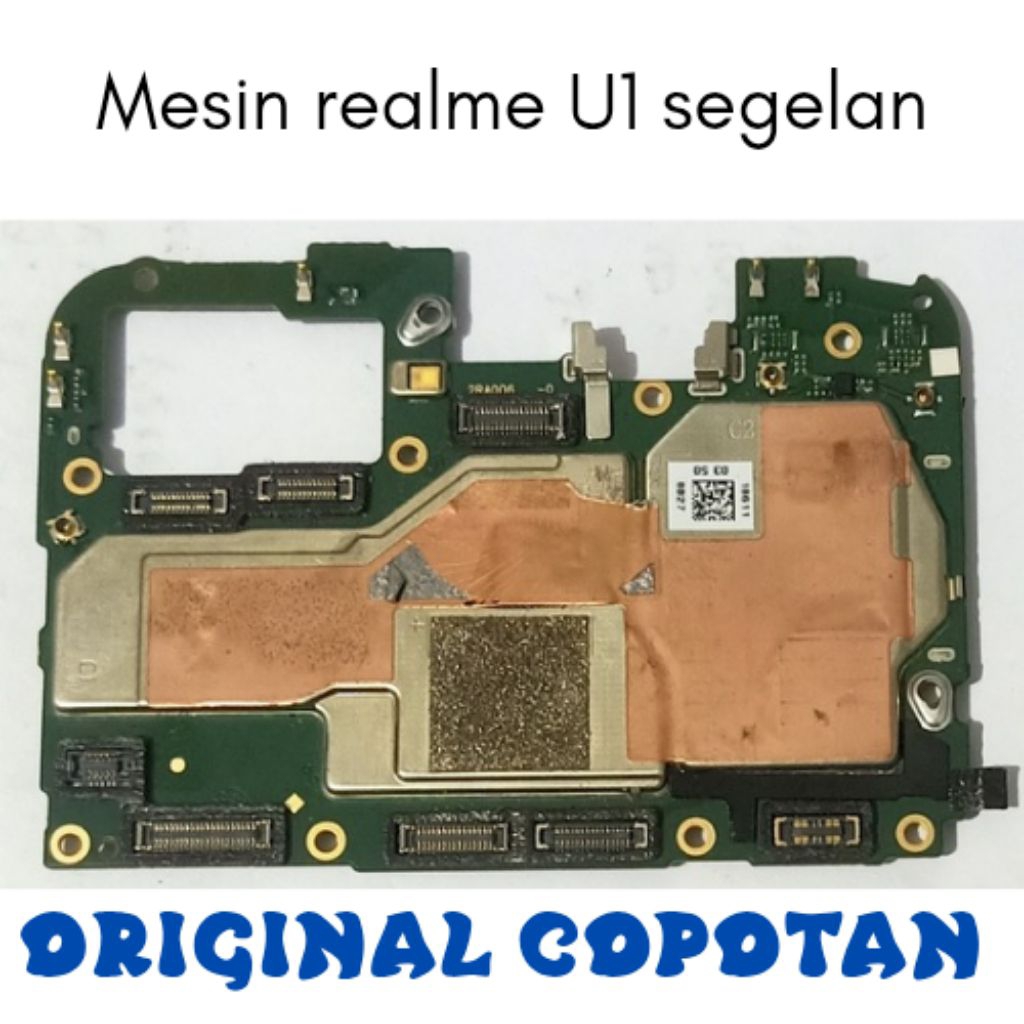 mesin realme U1 ram 4 /64 RMX1831 segelan kondisi hidup original copotan